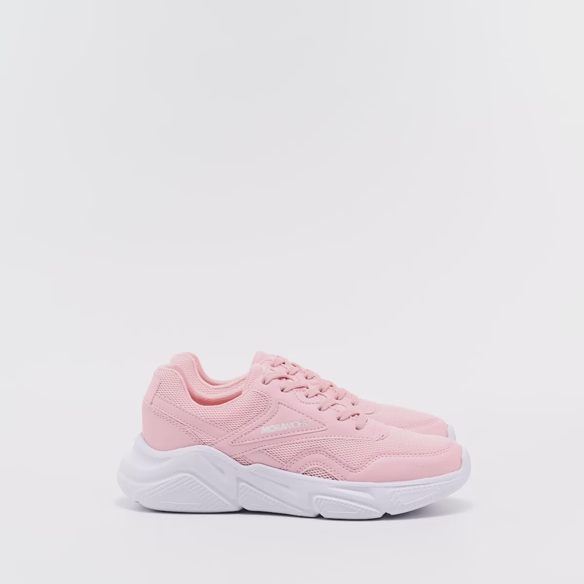 Tenis sport cómodo ligero para mujer marca Moramora Coral cod. 125517