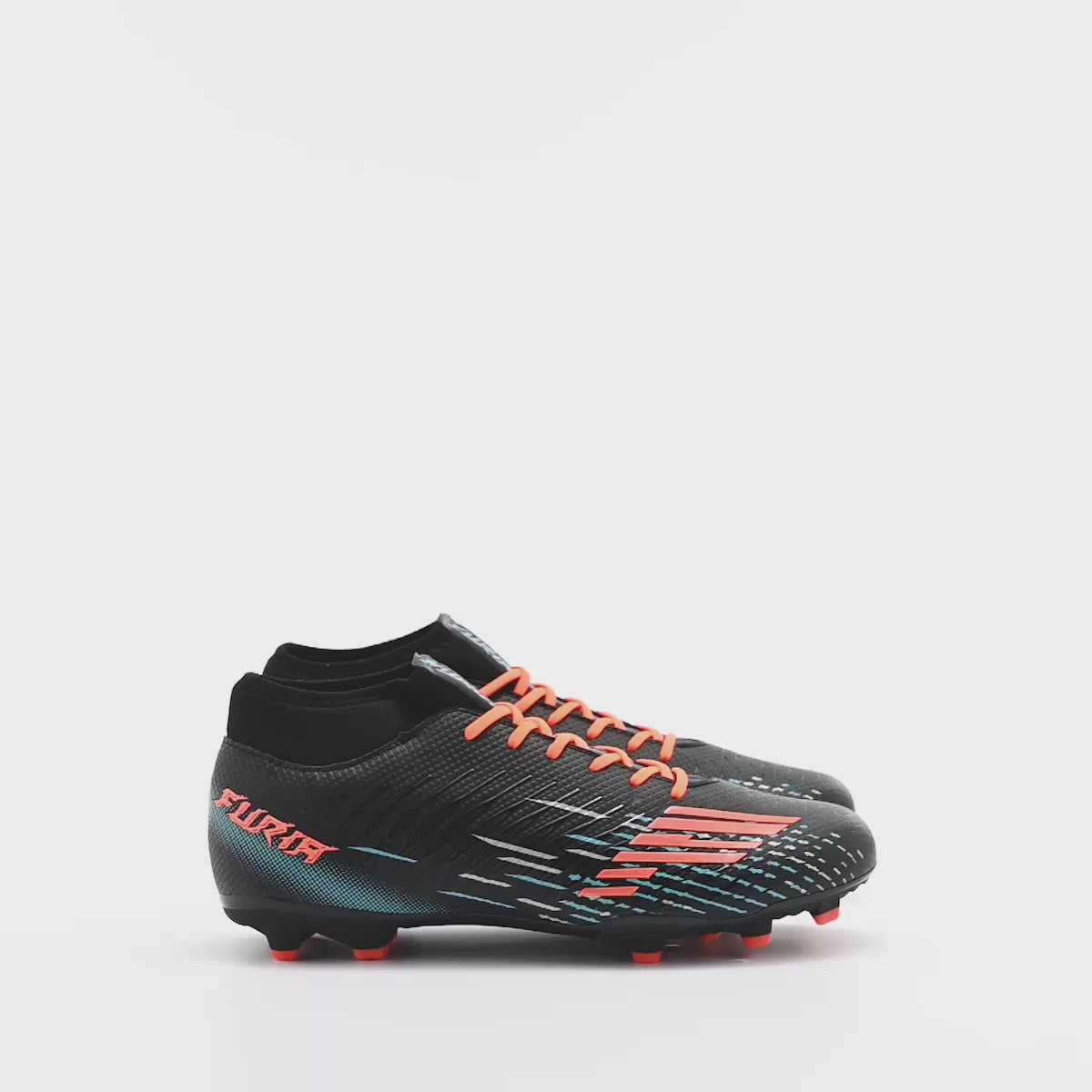 Tenis futbol soccer para joven marca FURIA Negro cod. 125180