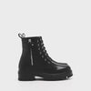 Bota caña corta Rojo Cereza para mujer