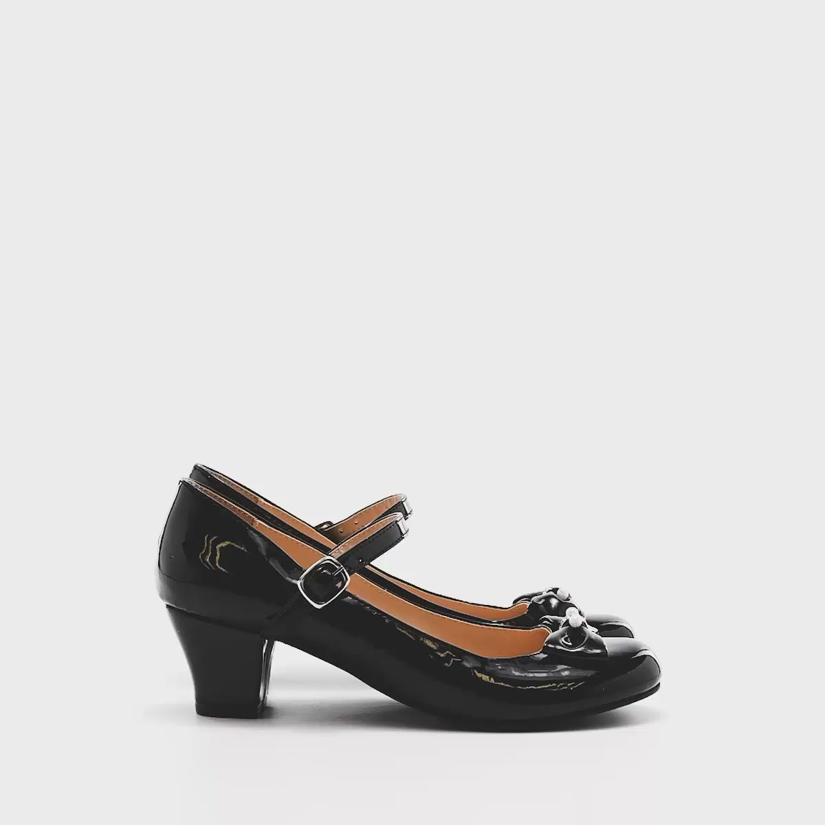 Zapato de charol Caramel para mujer