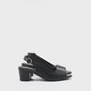 Zapatilla abierta para mujer marca Principessa Negro cod. 125684