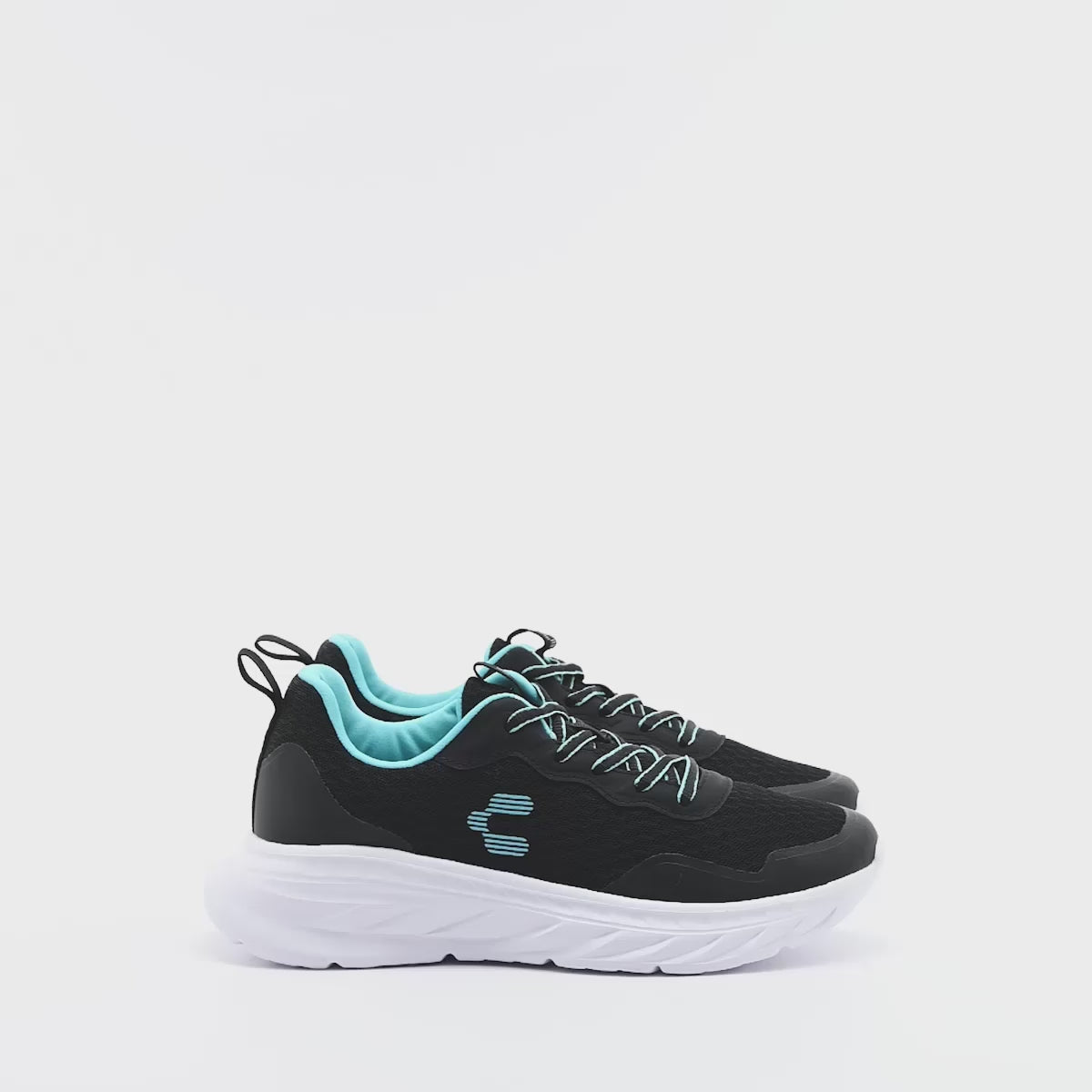 Tenis sport ligeros para mujer marca Charly Negro cod. 124450