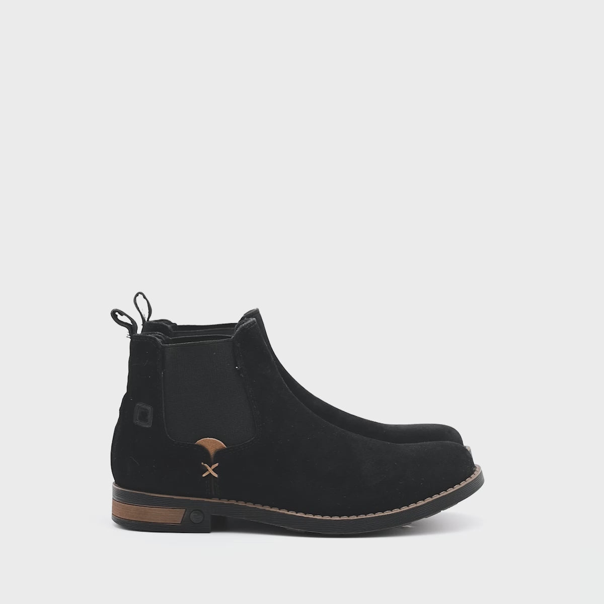 Botín chelsea Negro Total para hombre