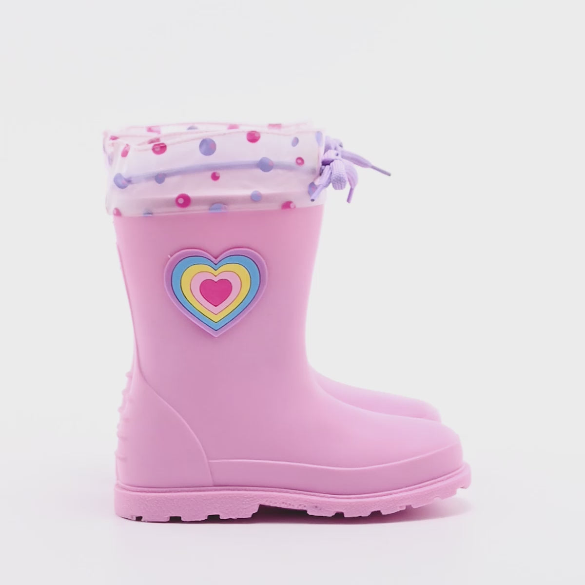 Bota lluvia agua para niña marca Kids Vane Rosa cod. 125285