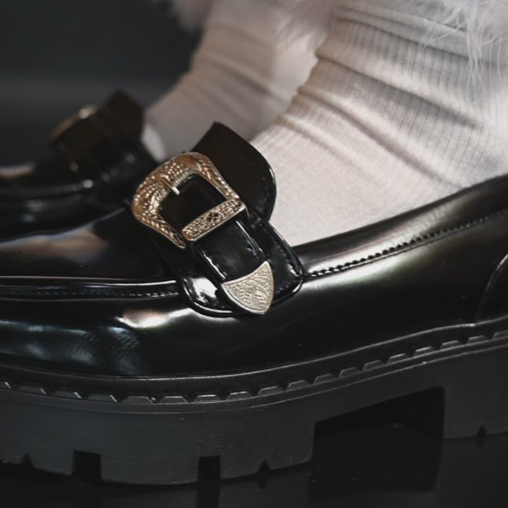 Mocasín Chunky Moramora para mujer