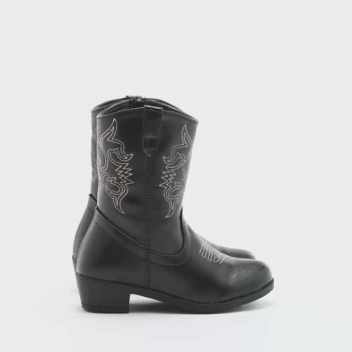 Bota vaquera western para niña marca Celex Negro cod. 124642