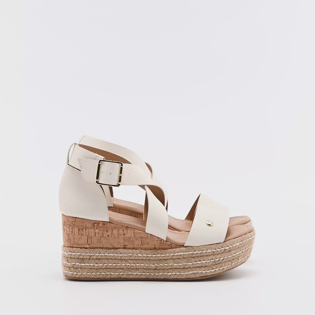 Sandalia plataforma  Moramora para mujer