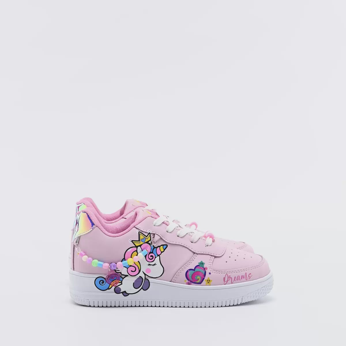 Tenis Miss Pink para niña preescolar
