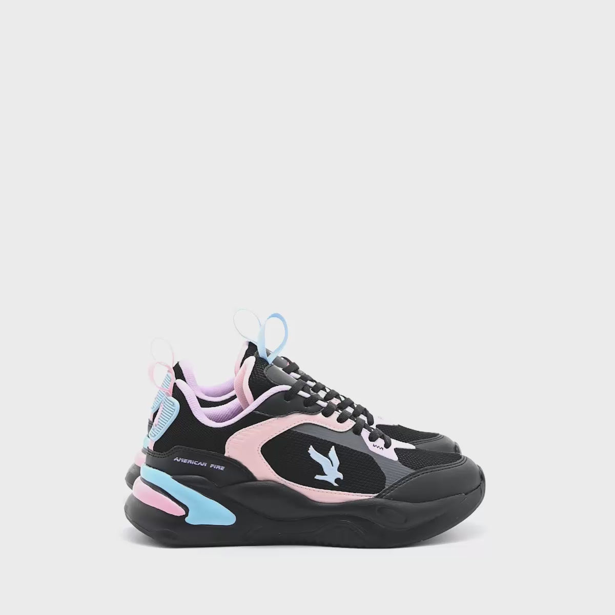 Tenis urbano chunky American Fire para mujer