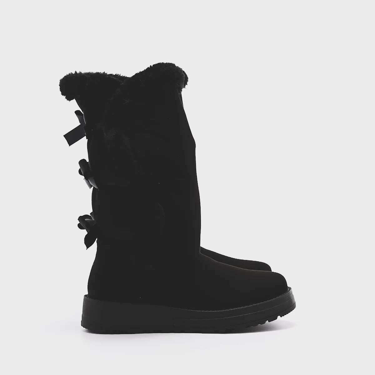 Bota Caña corta Rojo Cereza para mujer