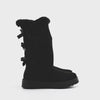 Bota Caña corta Rojo Cereza para mujer
