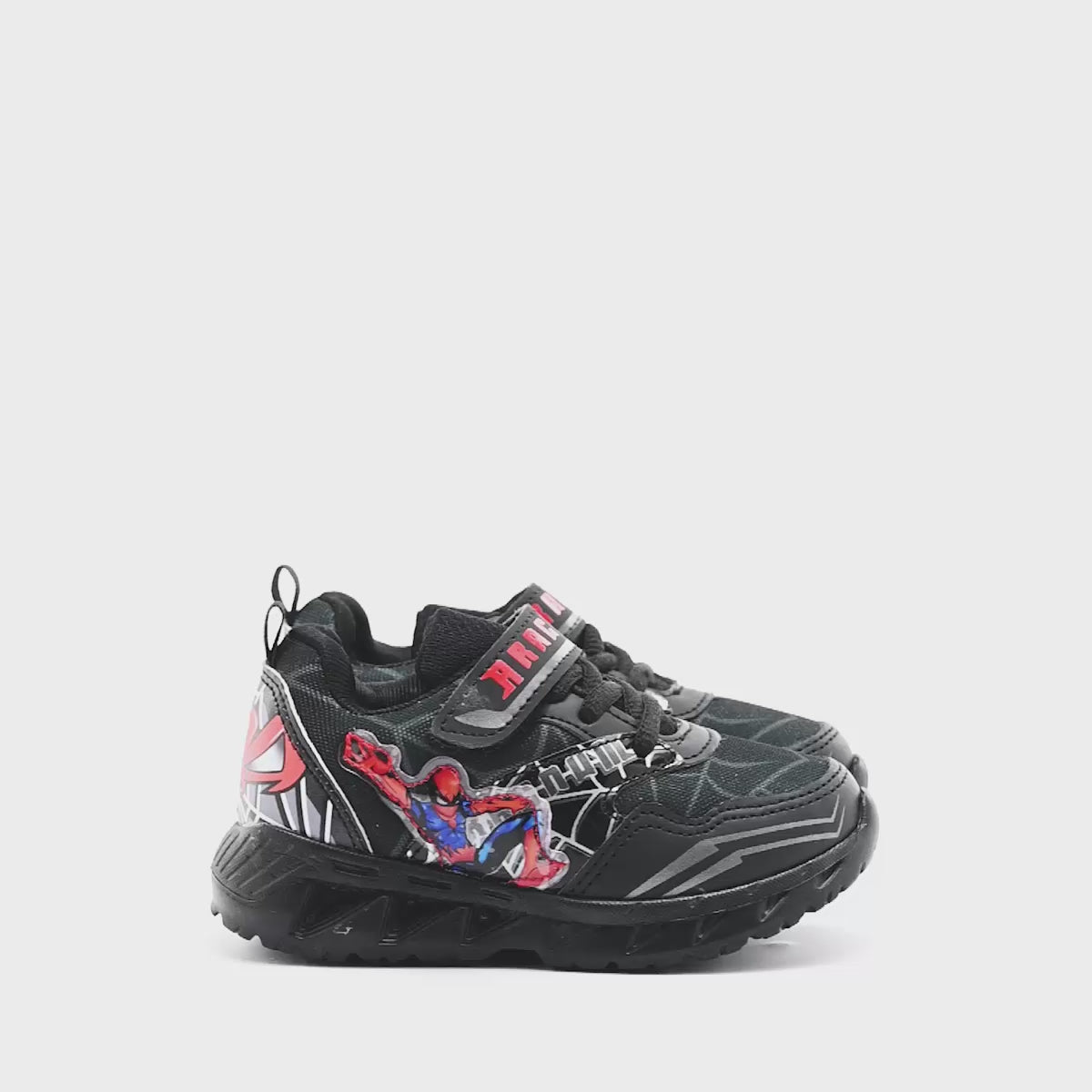 Tenis urbano con luces spiderman Space Boys para Niño preescolar