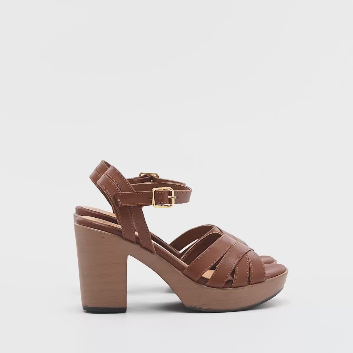 Sandalia para mujer marca D'Cristian Café cod. 124646