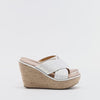 Sandalia plataforma para mujer marca First Avenue Blanco cod. 125147