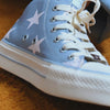  Pakar.com | Moramora Tenis urbano para mujer  color azul con estrellas blancas | Tienda online