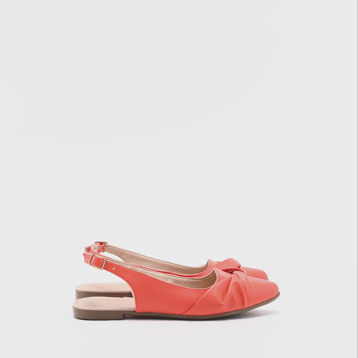 Balerina destalonada para mujer marca Been Class Naranja cod. 124805