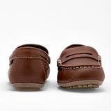 Mocasin penny loafer para Joven marca Audaz Café cod. 126018