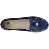 Zapato mocasín casual  para mujer marca Been Class Azul marino cod. 94138